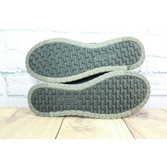 *LL Bean All Week Black Leather Slip On Moccasin Slipper Shoes Size 12.5 Inches - Picture 10 of 10